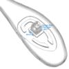 HALLMERS 2pcs 50mm Medium U Shaped Soft Silicone Anti Slip Nose Pads Screw in Mount Replacement Part - Reading Eyeglass Optical Insert Frame Eyeglasses Non-Slip Specs Spectacles Repair view 3