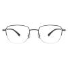 LAMBBAA Blue Light Reading Glasses for Women Men Classic Anti Blue Ray Computer Eyeglasses Fashion Metal Half Frame Clear Lens Eyewear(gray,+0.50Magnification) view 1