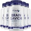 (5 Pack) Mindful Wellness Advanced Brain Savior Capsules Pills, Brain Savior Mind Boost Supplement for Cognition and Focus, Brain Savior Reviews, Mindful Wellness Brain Pill Supplement (300 Capsules) view 1