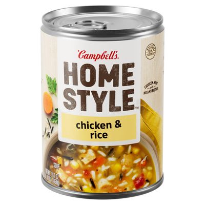 Campbells Homestyle Chicken and Rice Soup, 16.1 oz Can