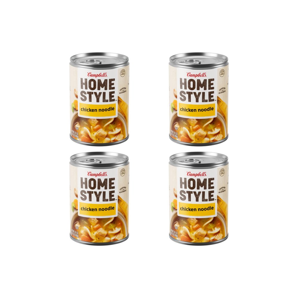 Campbell's Homestyle Chicken Noodle Soup, 16.1 OZ Can (Pack of 4)