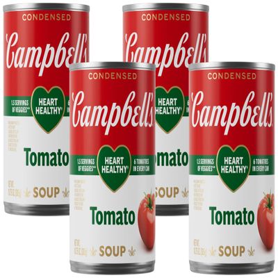 Campbell's Condensed Healthy Request Tomato Soup, 10.75 Ounce Can (Pack of 4)