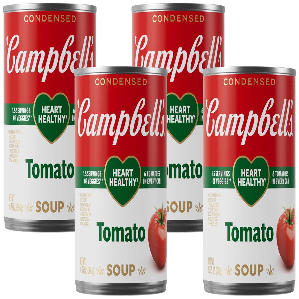Campbell's Condensed Healthy Request Tomato Soup, 10.75 Ounce Can (Pack of 4)
