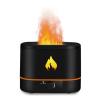 3D Flame Humidifier, Portable Silent Aromatherapy Essential Oil Diffuser with Flame Night Light for Home, Office view 1