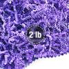 FRILLZ Crinkle Cut Paper Shred Filler for Baskets, Gifts, Packing and Protecting your Mother's Day, Birthday, Weddings, Anniversary, Easter and other gifts (2 pound, Lavender) view 1