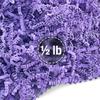 FRILLZ Crinkle Cut Paper Shred Filler for Baskets, Gifts, Packing and Protecting your Mother's Day, Birthday, Weddings, Anniversary, Valentines Day, and other gifts (1/2 pound, Lavender) view 1