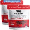 Clean Jerky Co. Old Fashioned Dry Zero Sugar Beef Jerky (2-Pack) | Salt & Pepper Flavorful Protein Snack | Made with 100% Beef | No MSG, No Sugar, No Nitrates, No High Fructose Corn Syrup, No Junk view 1