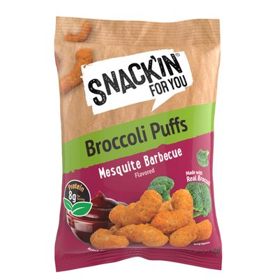 Snack'in For You Broccoli Puffs, Mesquite Barbecue, 2 Ounce (Pack of 8)