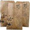 888 Display USA, Inc 50 Bags of our 8.5" x 11" Newsprint Pattern in Kraft Paper Gift Bags ideal for Sales, Treats, Parties, Cookies, Promotional Gift, and more. view 1