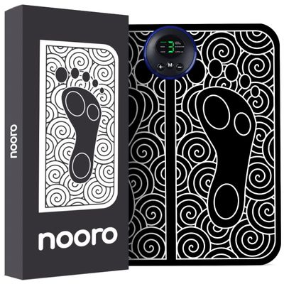 nooro Portable Foot Massager Soothing Comfort for Tired Feet 6 Adjustable Vibration Modes & 15-Minute Auto-Timer Lightweight & Portable for Daily Relaxation