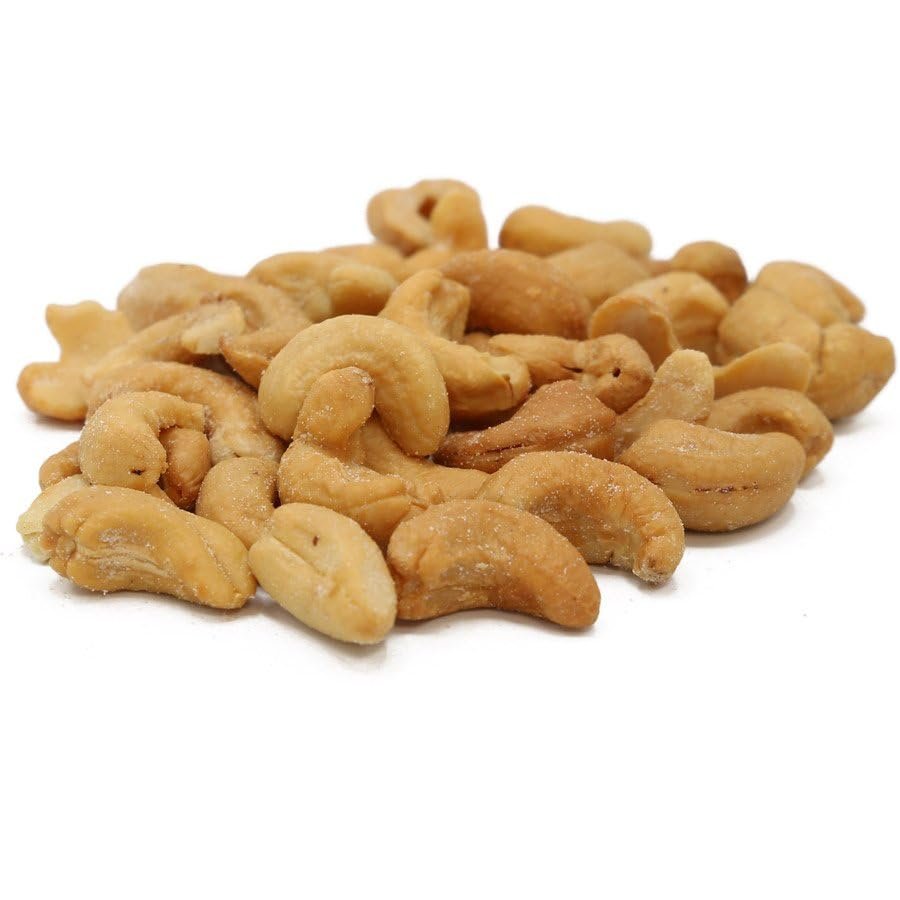 C.J. Dannemiller Whole Cashews, Bulk 25 LB Box, Roasted & Salted Large Size 240, Perfect for Snacking, Cooking, Trail Mixes
