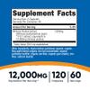 Nutricost Mimosa Pudica Seed 12,000mg Equivalent from 1,200mg of 10:1 Extract Per Serving, 120 Capsules for 60 Servings Per Bottle - Vegan, GMO Free and Gluten Free view 2