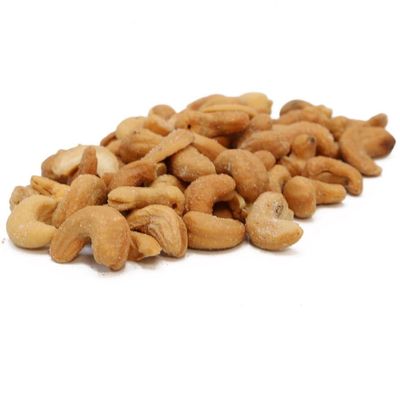 C.J. Dannemiller Whole Cashews, Bulk 25 LB Box, Roasted & Salted, Medium Size 320, Perfect for Snacking, Cooking, Trail Mixes