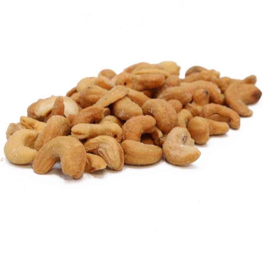 C.J. Dannemiller Whole Cashews, Bulk 25 LB Box, Roasted & Salted, Medium Size 320, Perfect for Snacking, Cooking, Trail Mixes