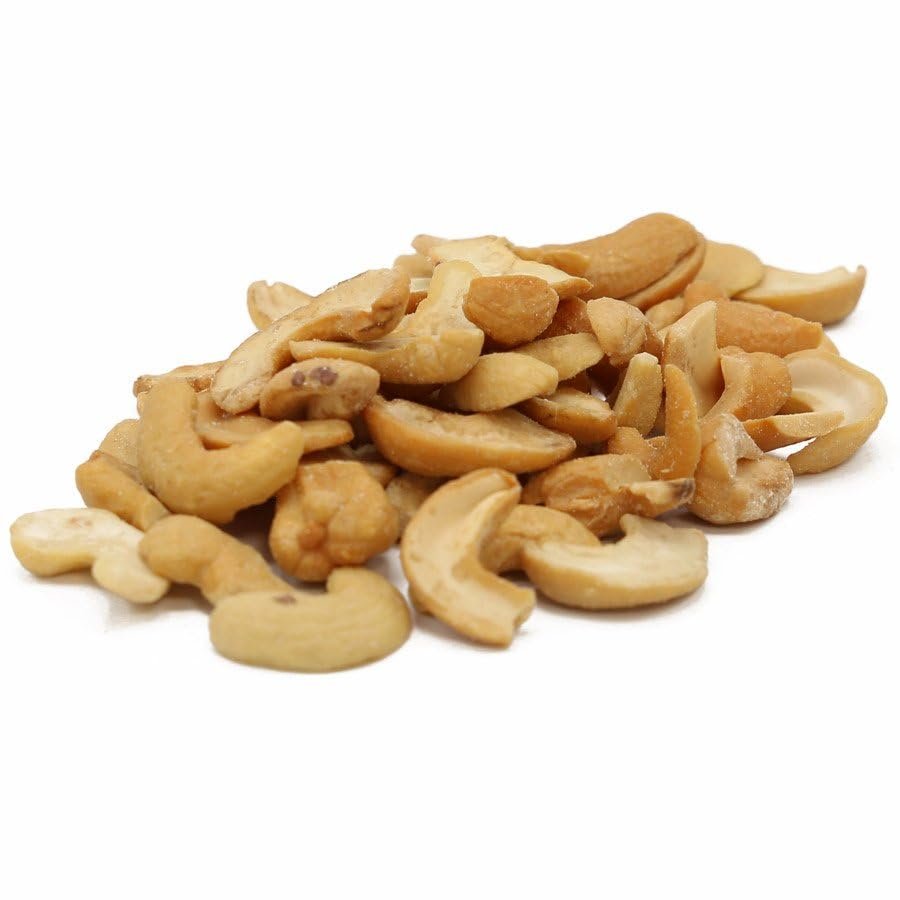 C.J. Dannemiller Cashew Halves, Bulk 10 LB Box, Roasted & Salted Split Cashews Perfect for Snacking, Cooking, Trail Mixes