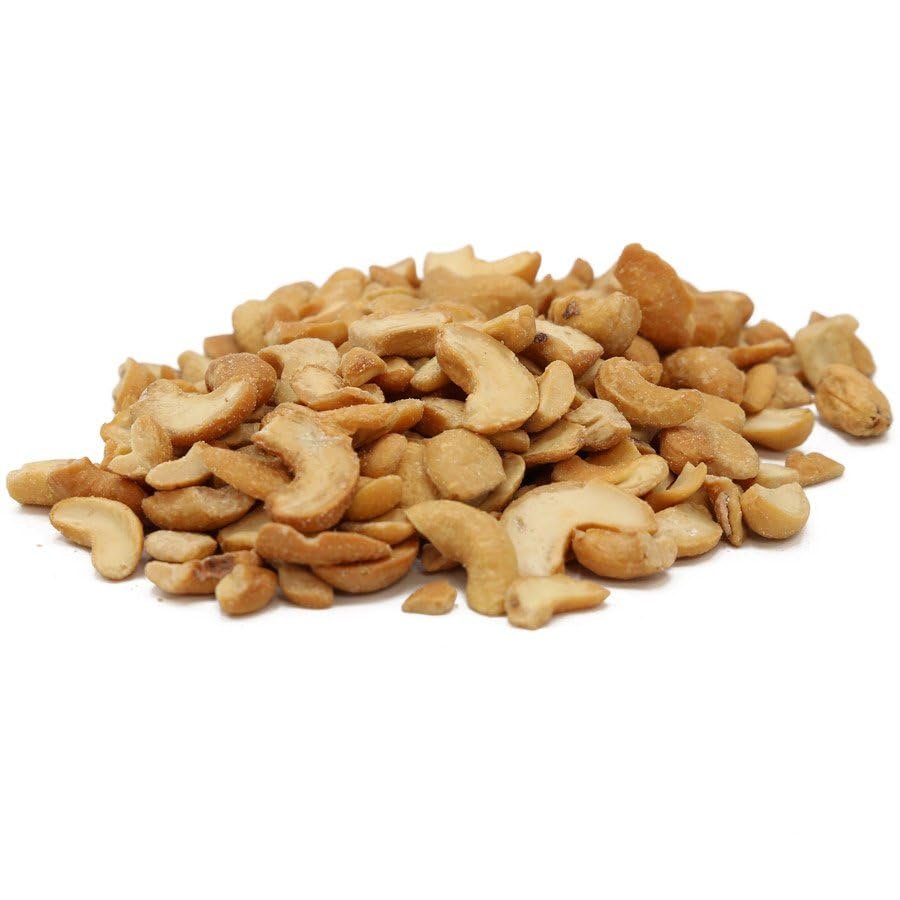 C.J. Dannemiller Cashew Pieces, Bulk 10 LB Box, Roasted & Unsalted, Perfect for Snacking, Cooking, Trail Mixes