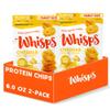 Whisps Cheese Crisps Cheddar Cheese | Protein Chips | Healthy Snacks | Protein Snacks, Gluten Free, High Protein, Low Carb Keto Food (6 Oz, 2 Pack) view 1
