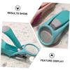 BIUDECO 1pc Magnifier Nail Clipper Ergonomic Design for Safe Boy Girl Nail Care Boy Girl Clipper Glass for Newborns and Toddlers Green Gray view 4