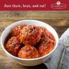 MAMAMANCINIS Mama Mancini's Jumbo Beef Meatballs in Italian Style Pasta Sauce | Family Meals | Frozen Meatballs, Thaw Heat & Eat | 3lbs per Package (Pack of 3) view 3