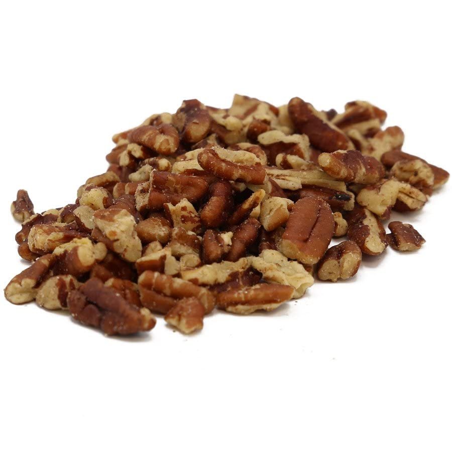 C.J. Dannemiller Pecan Pieces, Bulk 10 LB Box, Roasted & Unsalted, Chopped Pecans for Snacking, Mixed Nuts, Trail Mix