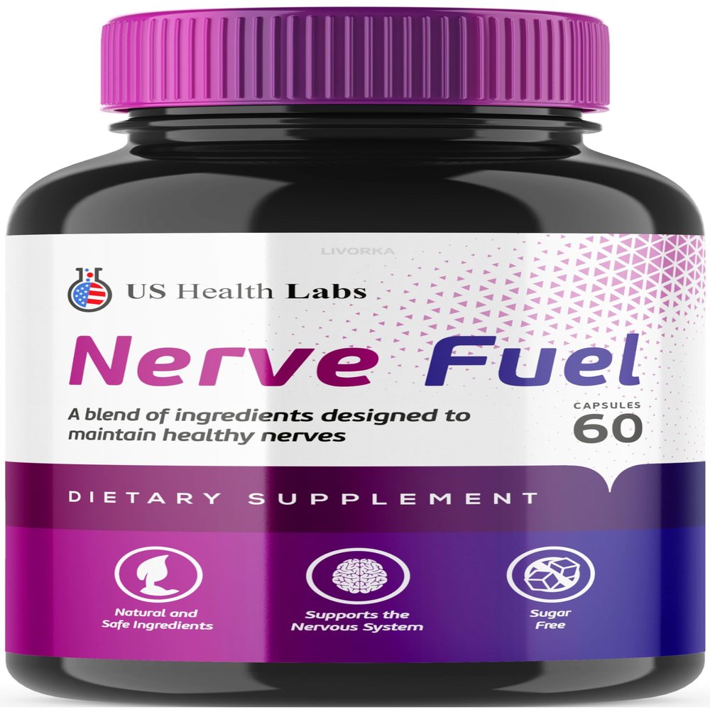 1 Pack - Nerve Fuel - Nerve Fuel Capsules, Nerve Fuel 60 Capsules for 1 Month, Nerve Fuel Advanced Formula, Nervefuel, Nerve Fuel Reviews.