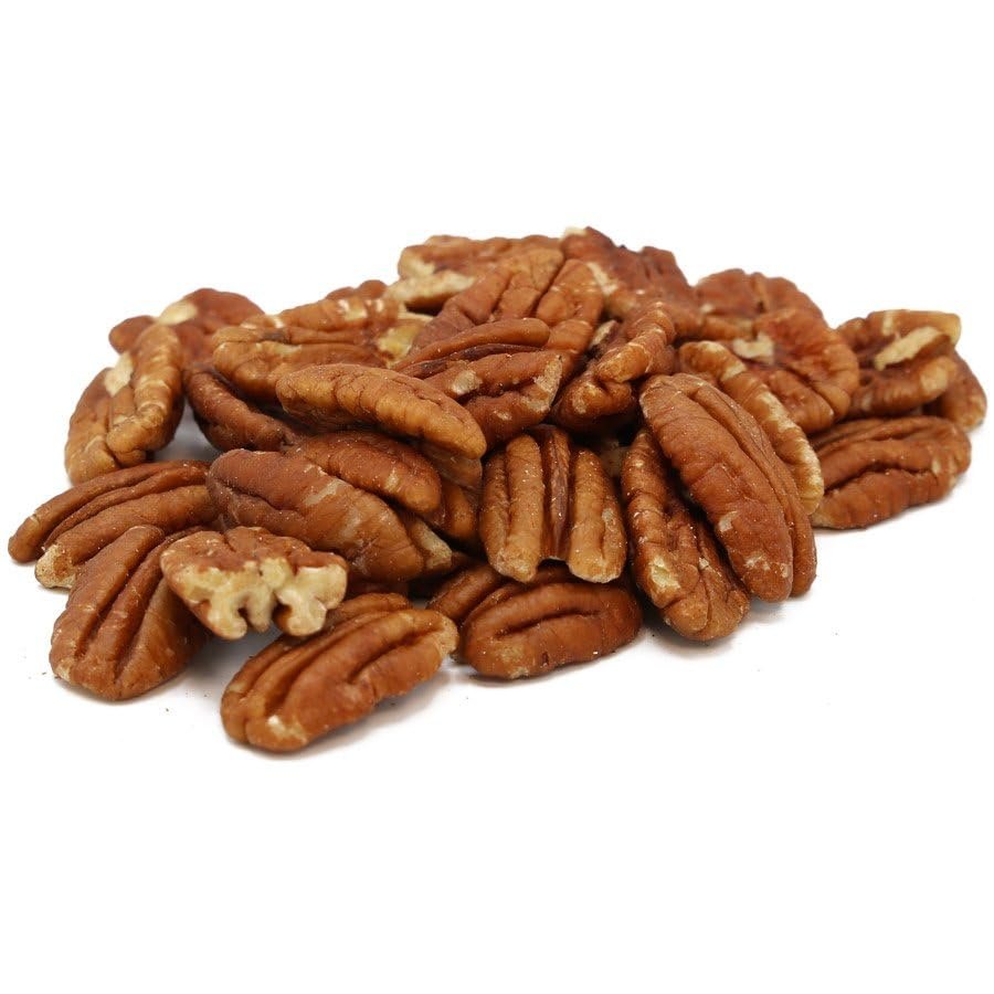 C.J. Dannemiller Pecan Halves, Bulk 10 LB Box, Roasted & Unsalted, Perfect Pecans for Snacking, Mixed Nuts, Trail Mix
