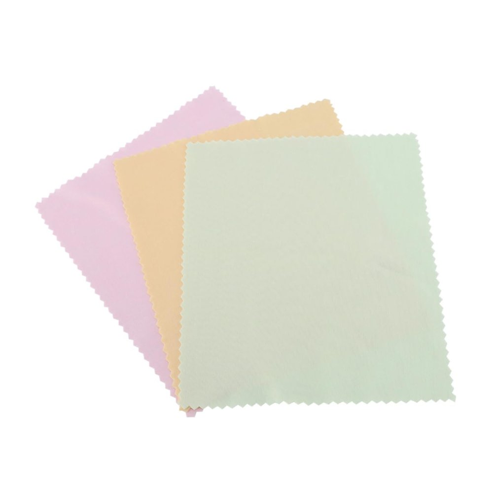 Anneome 32pcs Microfiber Wiping Cloths for Glasses and Jewelry Soft Cleaning Supplies for Screens Lenses and Electronics