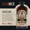 Dibs Mixers Spiced Syrup - Fall Spice Blend for Cocktails, Coffee, Pancakes & Desserts - With Cinnamon, Clove, Nutmeg & More - 16oz view 2