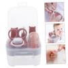 Hohopeti Nail Trimming Tool 7 Piece Baby Nail Clipper Set Toddler Scissors Newborn to Boys and Girls view 2