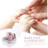 Hohopeti Nail Trimming Tool 7 Piece Baby Nail Clipper Set Toddler Scissors Newborn to Boys and Girls view 4