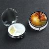 Pill Case Round Pill Box 3 Compartment Pill Organizer Autumn Sunset Small Pill Case Waterproof Medicine Organizer Box for Travel Pill Containers Vitamin Organizer for Medication Planner view 1