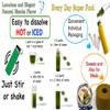 2 g x 30 pcs x 6 bags Individual packaging Yamecha Green Tea Matcha Juice Aojiru with Young Barley Grass Leaves Powder view 2