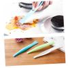 KOMBIUDA 10pcs Kitchen Stove Double-headed Scraper Multifunctional Cleaning Tool with Narrow and Wide Surfaces for Stubborn Stains Made of Material Colors Mixed view 2