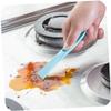 KOMBIUDA 10pcs Kitchen Stove Double-headed Scraper Multifunctional Cleaning Tool with Narrow and Wide Surfaces for Stubborn Stains Made of Material Colors Mixed view 4