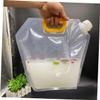 KOMBIUDA 4pcs Beer Bag Leakproof Juice Pouches Large Capacity Drinks Packing Bag view 2