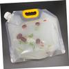 KOMBIUDA 4pcs Beer Bag Leakproof Juice Pouches Large Capacity Drinks Packing Bag view 4
