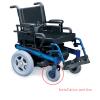 1 Pair 7x1 Electric Wheelchair Wheels Assembly, Pneumatic Rubber Replacement Wheelchair Rear Wheels, Aluminum Alloy Hub with Bearing (Color : Red, Size : 7x1 B) view 3