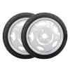 2 Pcs 16 Inch Replacement Wheelchair Rear Wheels Assembly, Polyurethane Inflatable/Solid Tire for Most Electric Wheelchairs, Bearings 1 3/4" (4.5cm) (Size : 16X2.5) view 1