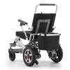 1 Pair 16x2.125 Replacement Electric Wheelchair Rear Wheels, PU Inflatable/Solid Tire, Aluminum Alloy Hub with 5/8"" (17mm) Bearing view 3