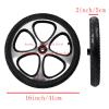 1 Pair 16x2.125 Replacement Electric Wheelchair Rear Wheels, PU Inflatable/Solid Tire, Aluminum Alloy Hub with 5/8"" (17mm) Bearing view 4