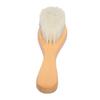 WOFASHPURET 1pc Baby Care Hair Brush Soft Wool Brush for Baby Shower Bath Wooden Handle Gentle on Baby's Hair view 1