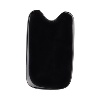 Anneome Black Buffalo Horn Tool Facial Exfoliator Scalp Scratcher Traditional Massager