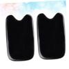 Anneome Black Buffalo Horn Tool Facial Exfoliator Scalp Scratcher Traditional Massager view 3