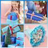60 Sheets Assorted Blue Tissue Paper for Packaging Gift Bags Decoration, Wrapping Tissue Paper Bulk for DIY Art Crafts Birthday Wedding Halloween, 14 X 20 Inch view 3