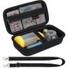 Canboc Carrying Case for Asthma Inhaler, Handheld Spacer for Adults, Mask, Inhaler Spacer Bag with Removable Shoulder Strap, Mesh Pocket fit Medicine or Other Essentials, Black (Case Only) view 1