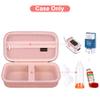 Canboc Carrying Case for Asthma Inhaler, Handheld Spacer for Adults and Kids, Mask, Inhaler Spacer Bag with Removable Shoulder Strap, Mesh Pocket fit Medicine or Essentials, Rose Gold (Case Only) view 2