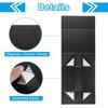 PATIKIL 10x7x4 Inch Gift Box with Lid, 2 Pack Magnetic Closure Collapsible Paper Rectangle Favor Boxes for Wedding Valentine's Day Birthday Gift Packaging, Black view 4