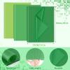 60 Sheets Green Tissue Paper Bulk for Gift Bags Saint Patrick's Day Decoration, Green Wrapping Tissue Paper for Spring DIY Art Crafts Birthday Wedding, 14 X 20 Inch view 2