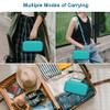 Canboc Carrying Case for Asthma Inhaler, Handheld Spacer for Adults, Mask, Inhaler Spacer Bag with Removable Shoulder Strap, Mesh Pocket fit Medicine or Essentials, Turquoise (Case Only) view 3