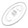 HALLMERS 10pcs 5 Pairs 16mm x 9mm Oval Clear Silicone Anti Slip Nose Pads Screw In Mount Replacement Part - Reading Eyeglass Optical Insert Frame Eyeglasses Non-Slip Specs Spectacles Repair view 3